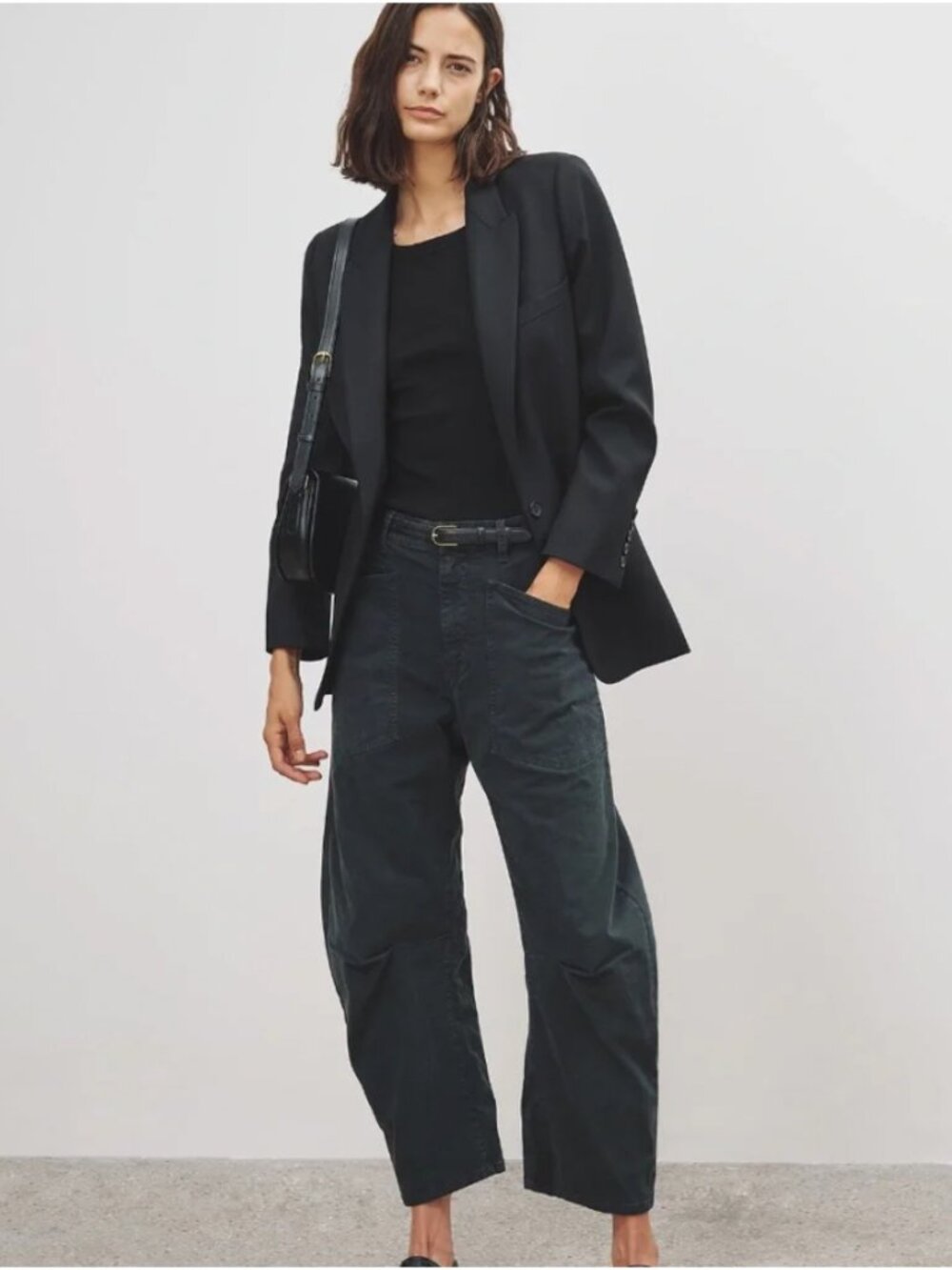 Nili Lotan Shon Pant in Carbon